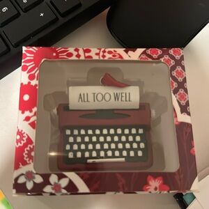 Official Taylor Swift Red Taylor's Version All Too Well Typewriter Ornament